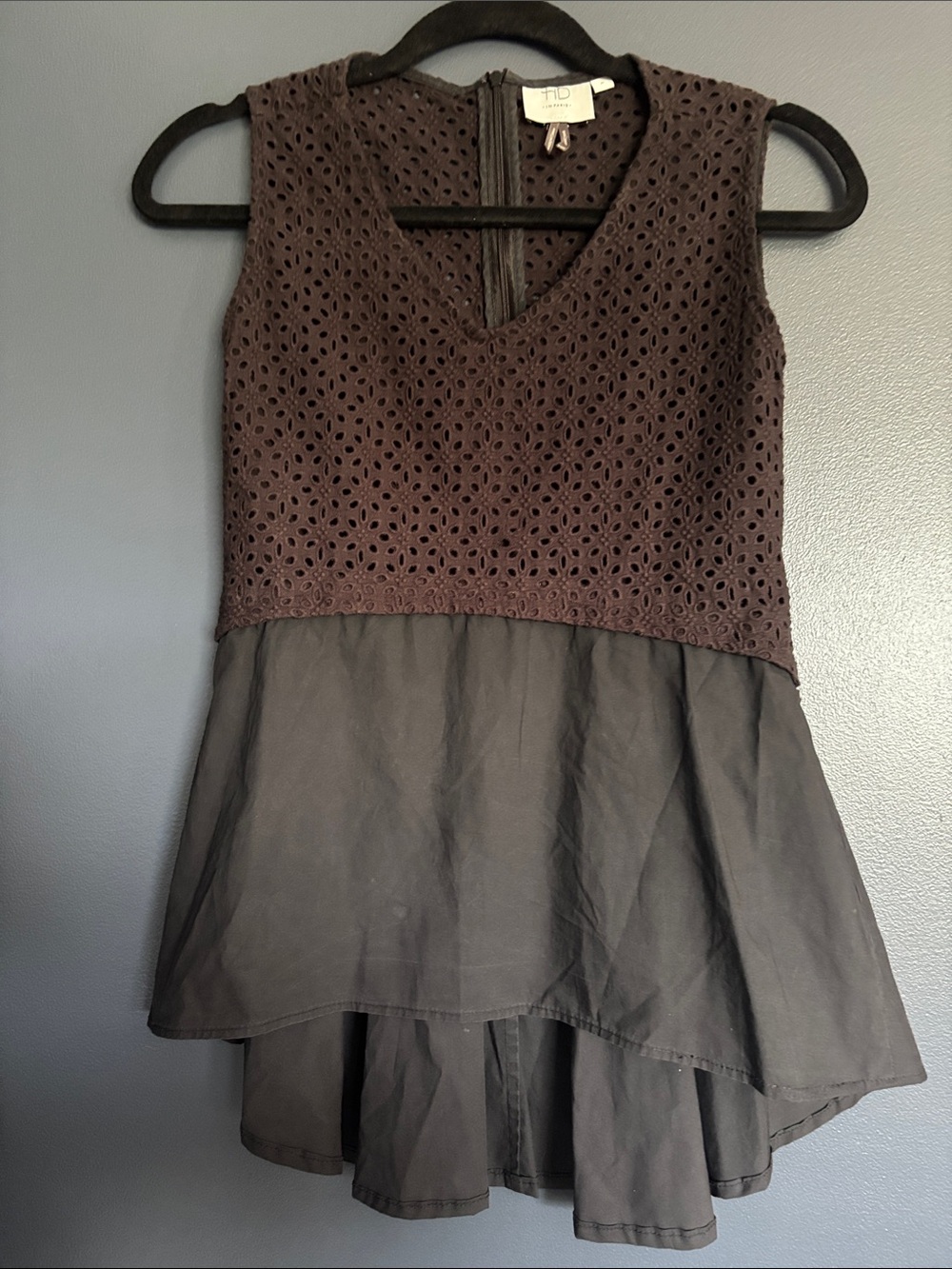 HD in Paris Black Sleeveless Top